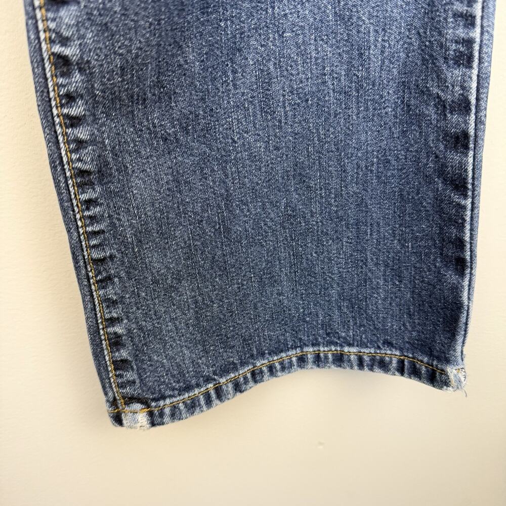 Vtg Abercrombie & Fitch 1892 Jeans Women 8R Bootcut Button Fly Distressed USA - Picture 10 of 16